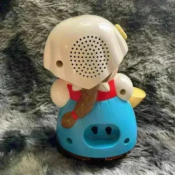 Vintage Citizen Alarm  Clock Child with Swiss Horn Very Loud Alarm 6 1/2" tall - Picture 4 of 17